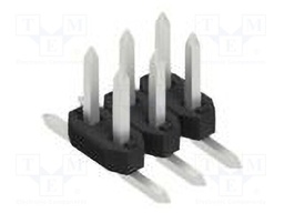 Connector: pin strips; pin header; male; PIN: 6; 2mm; SMT; 2x3; 100V