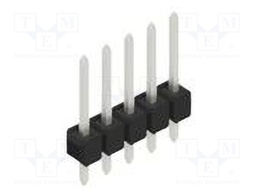 Connector: pin strips; pin header; male; PIN: 5; 2.54mm; THT; 1x5