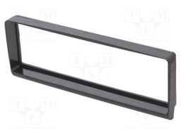Radio mounting frame; Alfa Romeo; 1 DIN; black