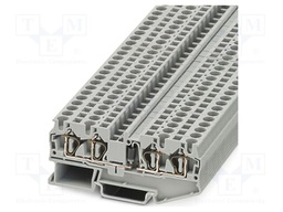 Splice terminal: rail; 1.5A; 800V; spring clamp; PA; 0.08÷6mm2