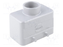 Enclosure: for HDC connectors; Han Hv E; size 10B; for cable