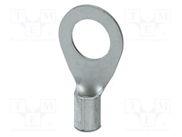 Non-insulated; Body: silver; Tip: ring