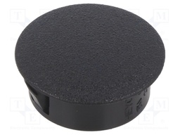 Stopper; polyamide; Wall thick: 0.8÷1.6mm; H: 11.5mm; black
