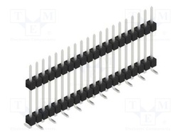 Connector: pin strips; pin header; male; PIN: 20; 2.54mm; SMT; 1x20