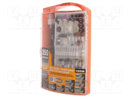 Miniature drill; 135W; Plug: EU; 10000÷32000rpm; 230VAC; 350pcs.