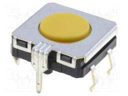 Microswitch TACT; SPST-NO; Pos: 2; 0.05A/24VDC; THT; none; 3.43N