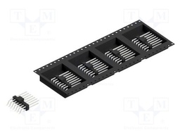 Connector: pin strips; pin header; male; PIN: 14; 2.54mm; SMT; 2x7