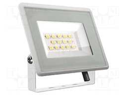 Lamp: LED flood light; 10W; 230VAC; neutral white; 110°; 4000K