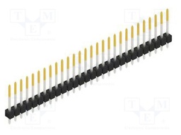 Connector: pin strips; pin header; male; PIN: 28; 2.54mm; THT; 1x28