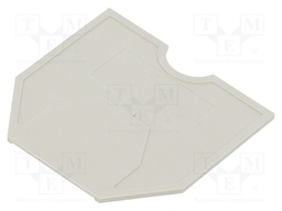 End plate; Application: WK; grey; UL94V-0