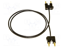 Test lead; 0.61m; black; 1kV; Type: double