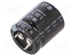Capacitor: electrolytic; SNAP-IN; 3300uF; 50VDC; Ø25x30mm; ±20%