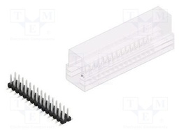 Connector: pin strips; pin header; male; PIN: 30; 2.54mm; SMT; 2x15