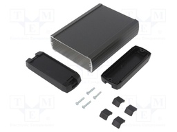 Enclosure: with panel; 50; X: 102mm; Y: 160mm; Z: 37mm; aluminium