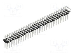 Connector: pin strips; pin header; male; PIN: 54; 2.54mm; THT; 2x27