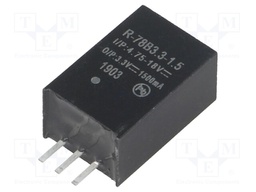 Converter: DC/DC; 4.95W; Uin: 4.75÷18V; Uout: 3.3VDC; Iout: 1.5A