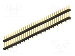Connector: pin strips; pin header; male; PIN: 32; 2mm; SMT; 1x32