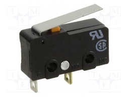 Microswitch SNAP ACTION; with short lever; SPST-NO; 3A/250VAC