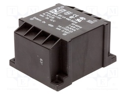 Transformer: encapsulated; 60VA; 115/115VAC; 12V; 12V; 2500mA