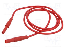 Test lead; 32A; banana socket 4mm,banana plug 4mm; insulated