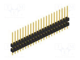 Connector: pin strips; pin header; male; PIN: 22; 2.54mm; THT; 1x22