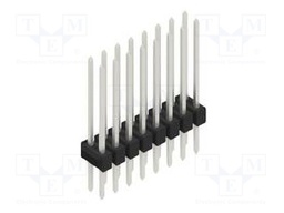 Connector: pin strips; pin header; male; PIN: 16; 2.54mm; THT; 2x8