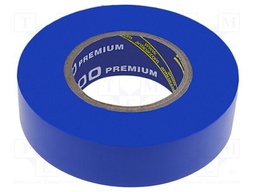 Tape: electrical insulating; W: 19mm; L: 18m; D: 0.18mm; blue; 260%