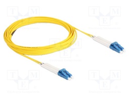 Fiber patch cord; OS2; LC/UPC,both sides; 5m; 9/125um; LSZH; blue