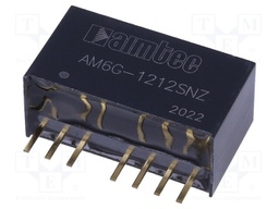 Converter: DC/DC; 6W; Uin: 9÷18V; 12VDC; Iout: 500mA; SIP8; 4.9g