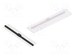 Connector: pin strips; pin header; male; PIN: 32; 2.54mm; SMT; 1x32