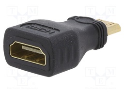 Adapter; HDMI socket,HDMI mini plug; Colour: black