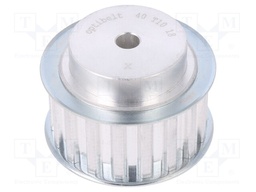 Belt pulley; T10; W: 25mm; whell width: 40mm; Ø: 55.45mm; aluminium