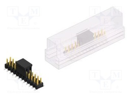 Connector: pin strips; pin header; male; PIN: 24; 2.54mm; SMT; 2x12