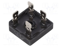 Bridge rectifier: single-phase; Urmax: 600V; If: 25A; Ifsm: 300A