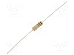 Resistor: carbon film; THT; 1.5MΩ; 500mW; ±5%; Ø3x9mm; axial