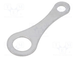 Tip: solder lug ring; 0.5mm; screw; brass; Overall len: 22.2mm