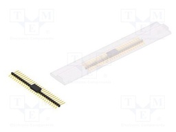 Connector: pin strips; pin header; male; PIN: 27; 2mm; SMT; 1x27