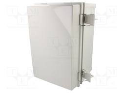 Enclosure: wall mounting; X: 200mm; Y: 300mm; Z: 180mm; CAB; grey