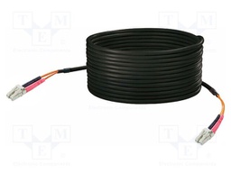 Fiber patch cord; OM2; LC/UPC,both sides; 10m; 50/125um; PUR; IP20