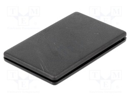 Enclosure:multipurpose;X:54mm;Y:85mm;Z:6mm;ABS;black