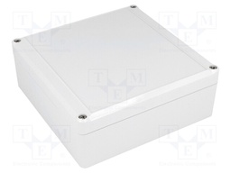 Enclosure: multipurpose; X: 150mm; Y: 150mm; Z: 57mm; EUROMAS II; ABS