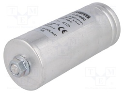 Capacitor: polypropylene; three phase; Q@50Hz: 2.5kVAR; 400VAC