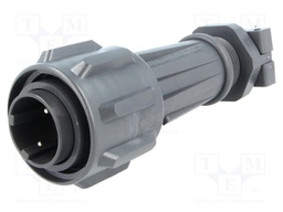 Connector: circular; plug; male; PIN: 2; EXPlora; Contacts: brass