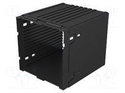 Enclosure: enclosure base; X: 96mm; Y: 96mm; Z: 124mm; PPO; black