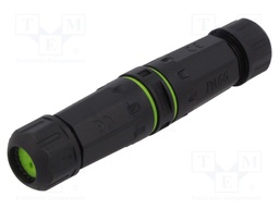 Connector: fiber optic; coupler; SC; for cable; ways: 2; straight