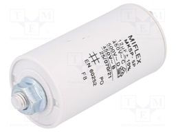 Capacitor: motors, run; 12uF; 450V; Ø35x65mm; -25÷70°C; ±10%; V: 2