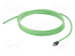 Patch cord; SF/UTP; Cat 5e; cables,RJ45 plug; stranded; Cu; 10m
