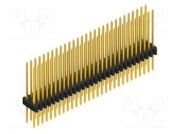 Connector: pin strips; pin header; male; PIN: 58; 1.27mm; THT; 2x29