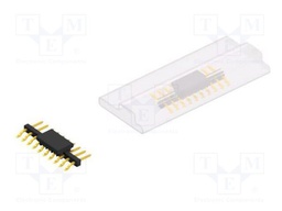 Connector: pin strips; pin header; male; PIN: 10; 2mm; SMT; 1x10