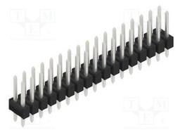 Connector: pin strips; pin header; male; PIN: 34; 2.54mm; THT; 2x17
